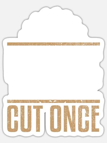 - Sticker - white matte