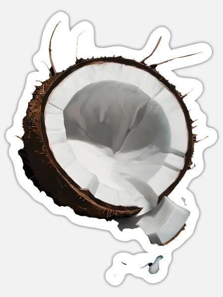  - Sticker - white matte