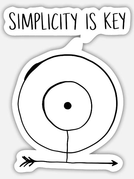 - Sticker - white matte