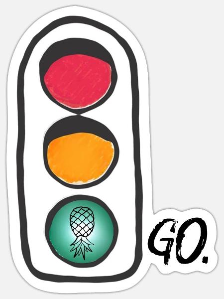 - Sticker - white matte