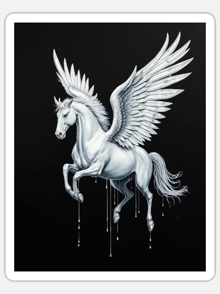 - Sticker - white matte