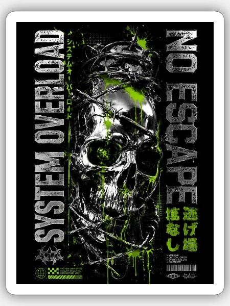 - Sticker - white matte