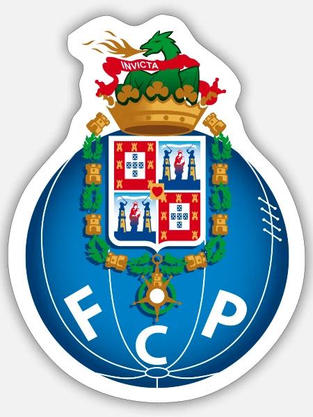 Fc Porto - Sticker - white matte