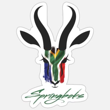 springbok rugby logo outline