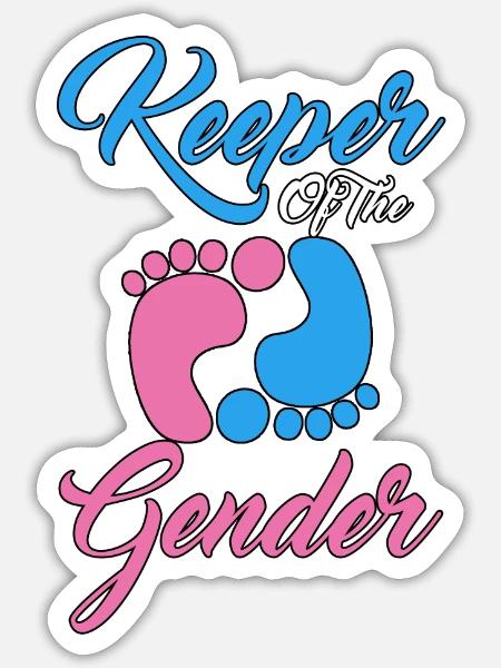 Keeper of the Gender - Sticker - white matte