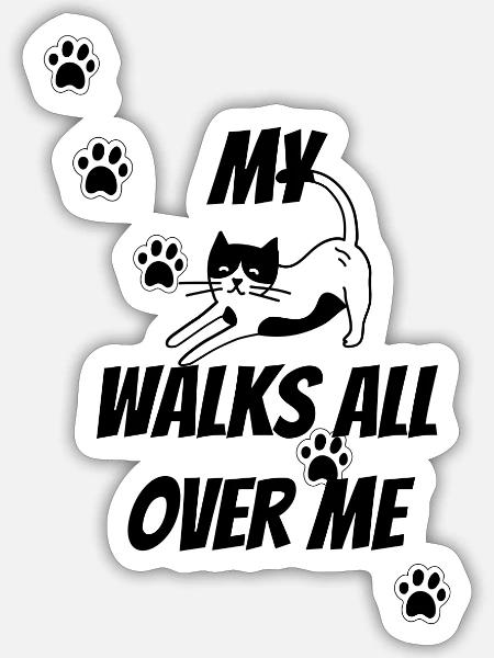 My Cat - Sticker - white matte