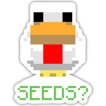 SEEDS? - Sticker - white matte - Front