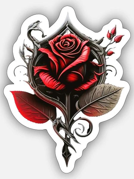 - Sticker - white matte