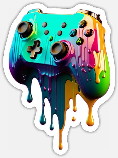 Melting Controller - Sticker - white matte
