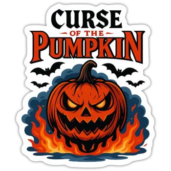 Curse of the Pumpkin - Sticker - white matte - Front