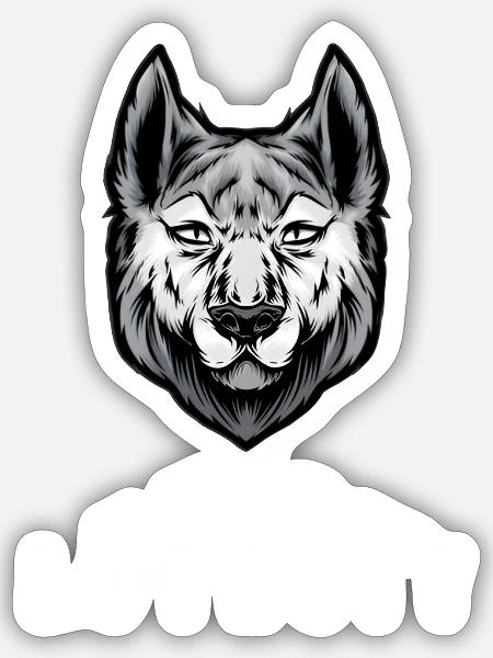 - Sticker - white matte