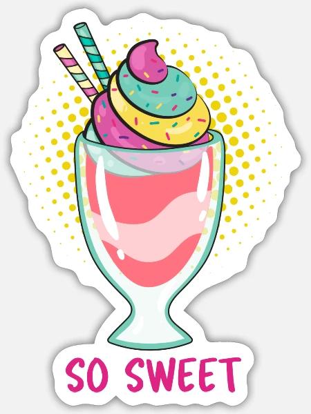  - Sticker - white matte