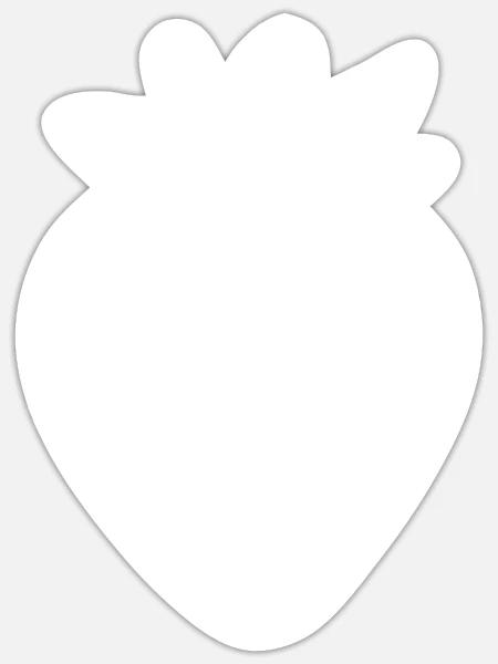 - Sticker - white matte