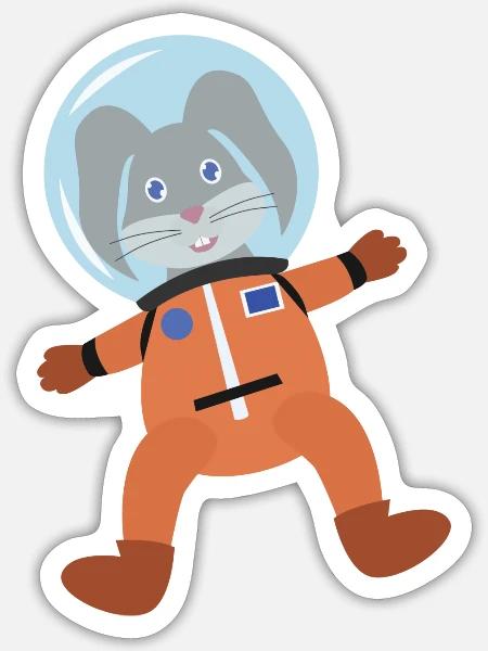 - Sticker - white matte