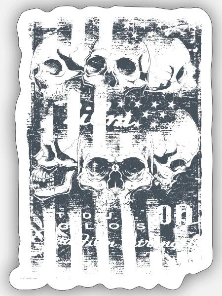 - Sticker - white matte