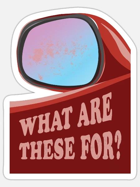 - Sticker - white matte