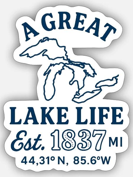 - Sticker - white matte