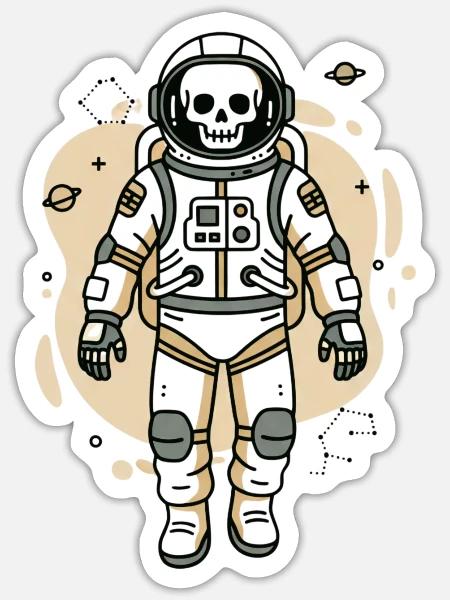 - Sticker - white matte