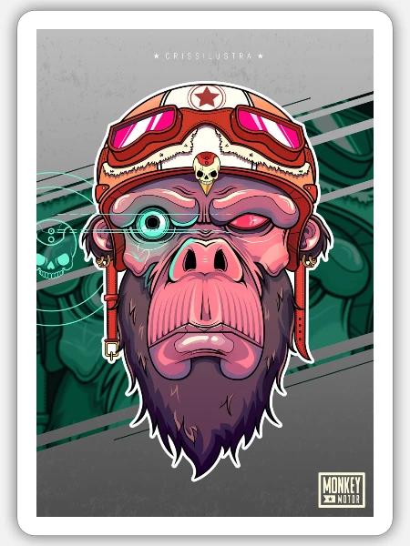  - Sticker - white matte