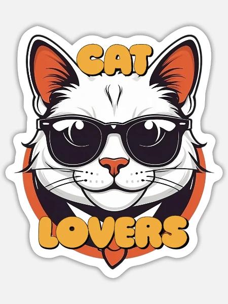 - Sticker - white matte