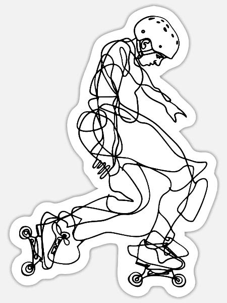 - Sticker - white matte