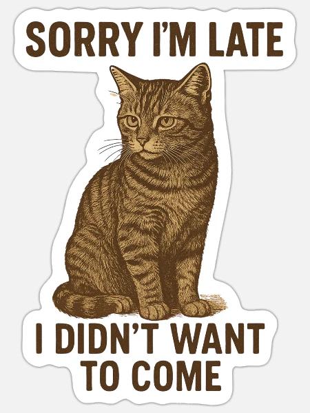 - Sticker - white matte