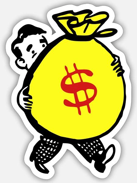  - Sticker - white matte
