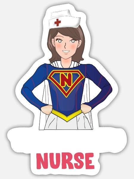 - Sticker - white matte