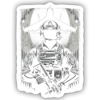 Guardian of the Skies - Sticker - white matte - Front