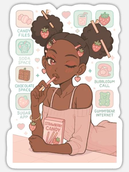  - Sticker - white matte