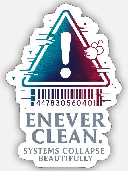 - Sticker - white matte