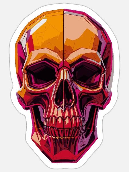 - Sticker - white matte