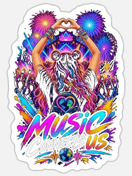 - Sticker - white matte