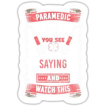 Ambulance Services Hospital Emergency Call - Sticker - white matte - Front