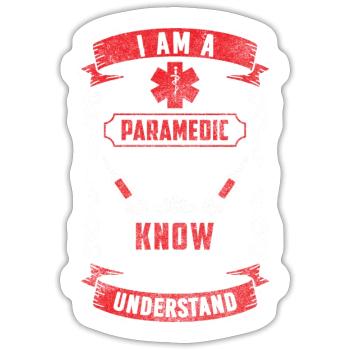 Paramedics Ambulance Use Paramedic - Sticker - white matte - Front