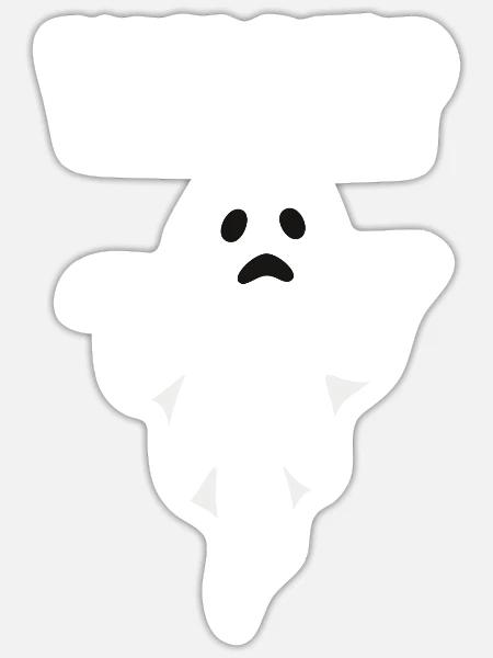- Sticker - white matte