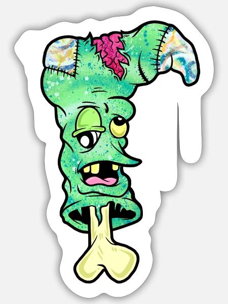 - Sticker - white matte