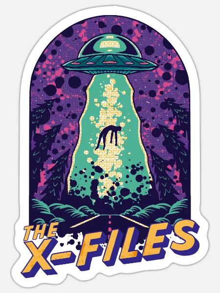 The X-Files - Sticker - white matte