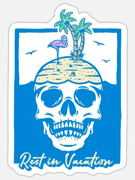 - Sticker - white matte