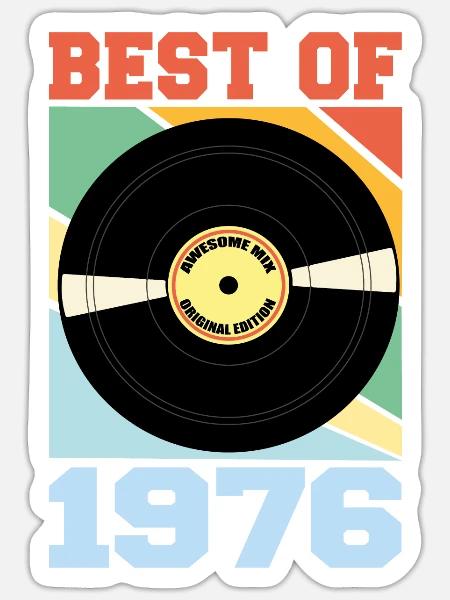 Best of 1976 - Sticker - white matte