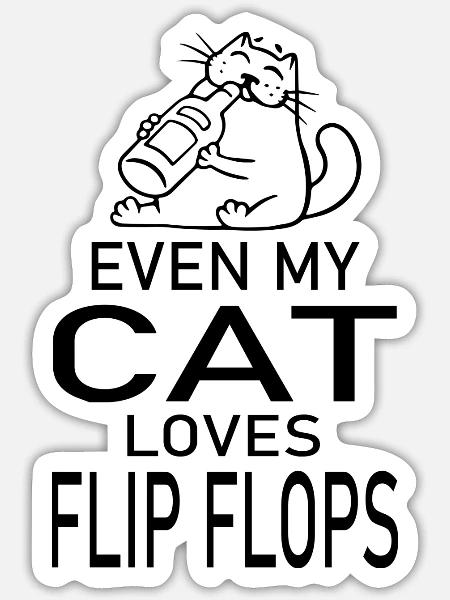 Cat Cat - Sticker - white matte