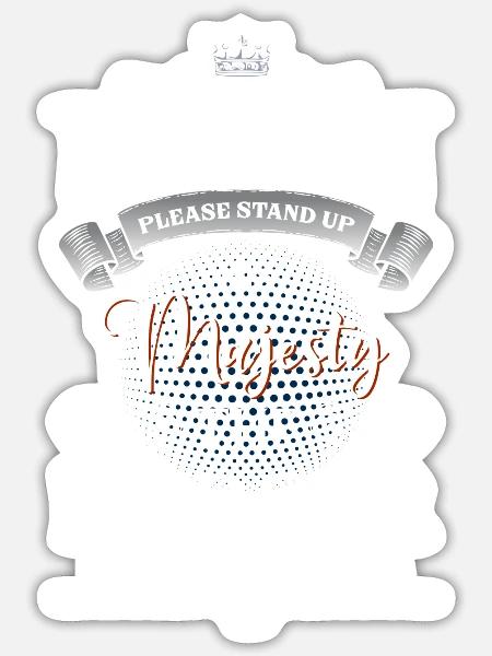 - Sticker - white matte