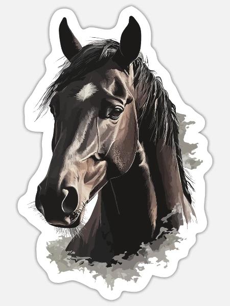 - Sticker - white matte