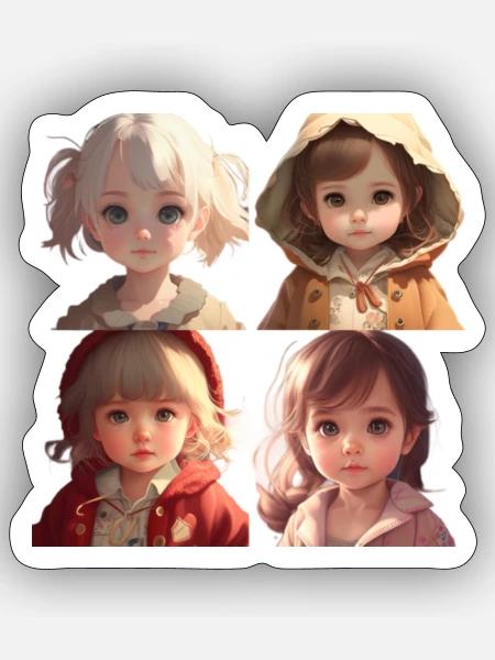- Sticker - white matte