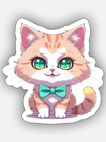 - Sticker - white matte