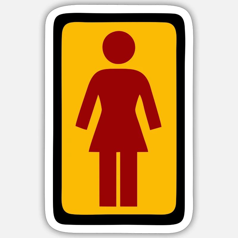 Girl Logo Sticker