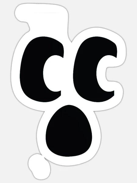  - Sticker - white matte