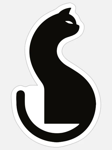 - Sticker - white matte