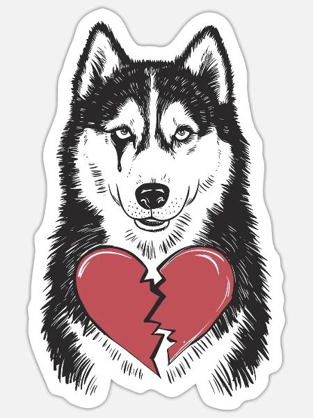 - Sticker - white matte