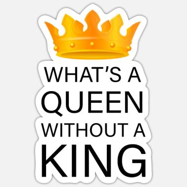 King Queen Chess Set Die-Cut Vinyl Decal Car Sticker
